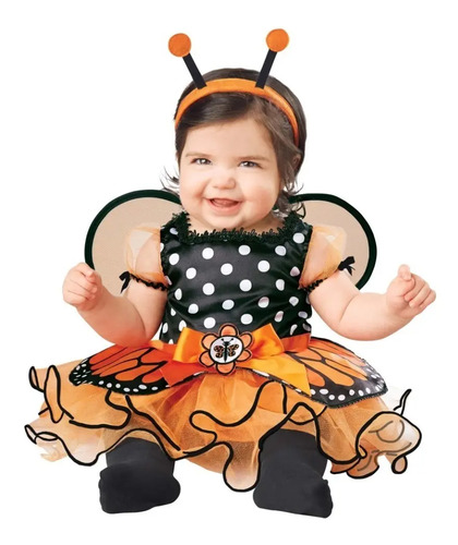 Disfraz De Mariposa Monarca Primavera Para Niñas Bebes Envio Gratis