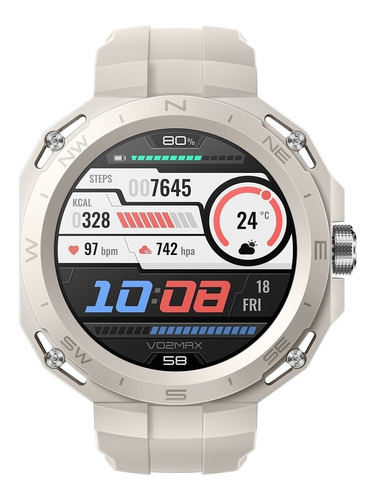 Smartwatch Huawei Watch Gt Cyber Pantalla 1.32'' Gris Color De La Caja Blanco Diseño De La Correa Sport