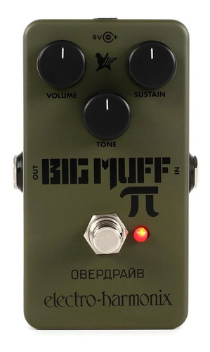 Pedal Electro Harmonix Green Russian Big Muff Pi