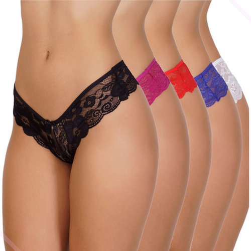 Kit C/ 10 Calcinhas Tanga Em Renda Tanga Calcinha Renda