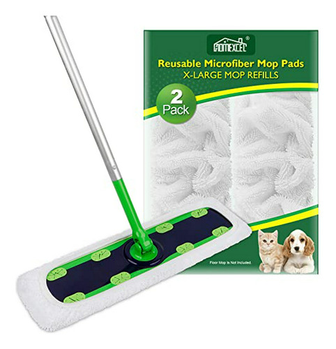 Paños De Trapeador Reutilizables Compatibles Con Swiffer Xl,