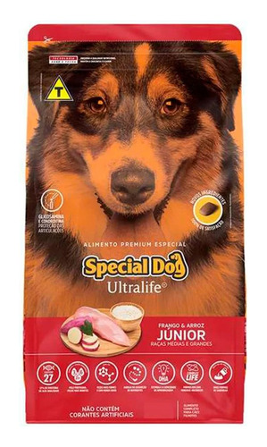 Ração Special Dog Ultralife Cão Filhote  Méd/gde Frango 3 Kg