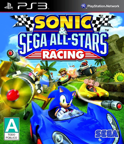 Juego Sonic Sega All-stars Racing - Ps3 - Fisico 