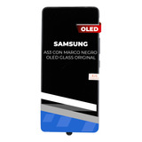 Lcd Para Samsung A53 Oled Con Marco Negro