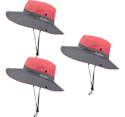 3 Unidades De Sombrero De Safari Para Mujer, Sombrero De Ver