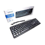 Teclado Barato Preto Abnt2 Com Ç Usb Para Computador Desktop