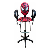 Sillón De Corte Infantil Para Estéticas Mod. Spiderman