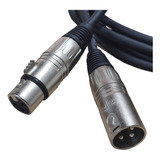 Cabo De Microfone Santo Angelo Balanceado Xlr + Xlr 3 Metros