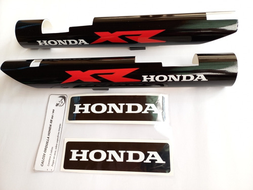Cubre Barrales Honda Xr 150/190 (negro) Más Calcos Orquilla