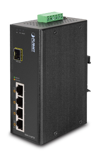 Industrial Ethernet Solution Isw-514ptf Planet Networking