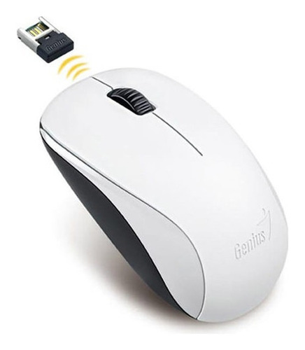 Mouse Para Pc Notebook Usb Genius Nx7000 Inalambrico Blanco