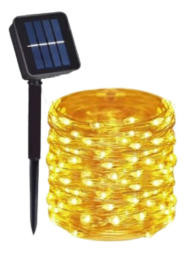 Lampara Luz Solar Tira De Led Para Exteriores