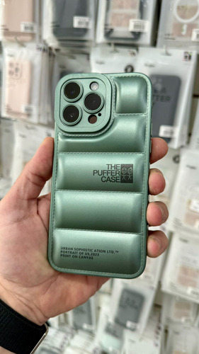 Funda Puffer Para iPhone 11 12 13 14 15 Pro Max