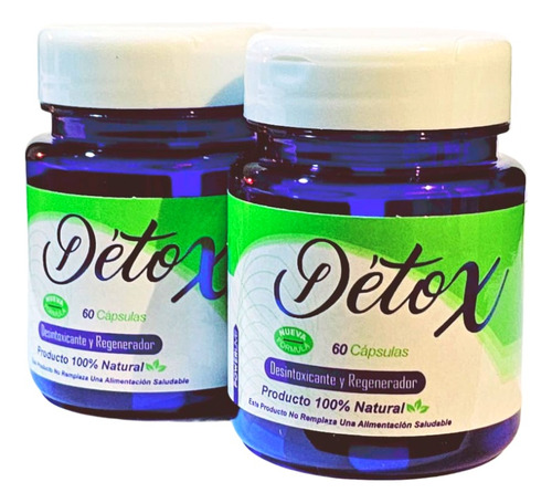 Detox, Desintoxicante, 100%natural Original 2 Meses