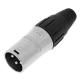 Ficha Canon Xlr Macho Conector 3 Pines Mic - Seetronic Scsm3