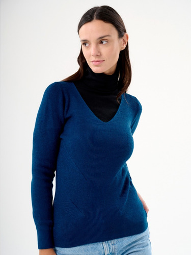 Sweater Dama Escote En V Coleccion 2023 Art. 335