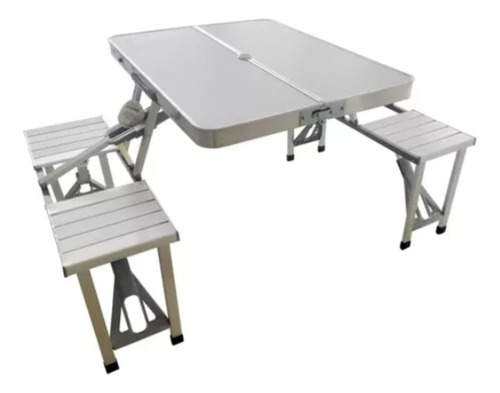 Mesa Plegable Para Picnic Con Sillas