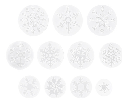 Molde De Silicona Y Resina Epoxídica Coaster Molds, 11 Unida