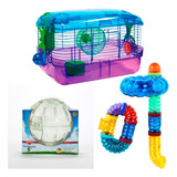 Jaula Para Hamster Kaytee Lighted  + Kit Loop D Y Accesorios