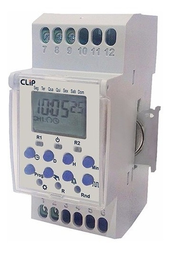 Programador Horário Clip Clb-40-2r 12v  Bateria Removível
