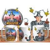 Taza De Ceramica Inspector Gadget Retro Tv Art 02
