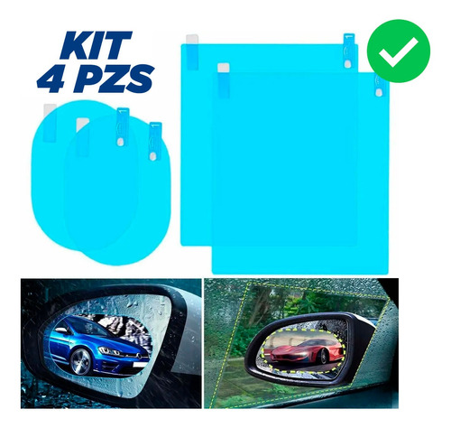 Película Protectora Espejo Chevrolet Chevy C3 2012 4pzs