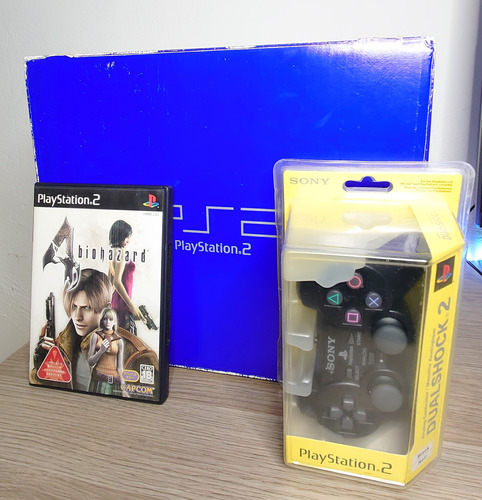 Playstation 2 Jap + Control Nuevo Ps2 + Resident Evil 4 Jap