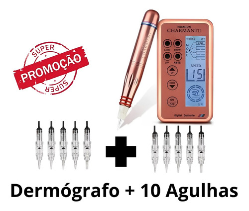 Dermógrafo Charmant Premium Profissional + Agulhas Grátis