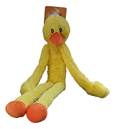 Mordedor De Pelúcia Brinquedo Macio Pato Longleg Com Apito