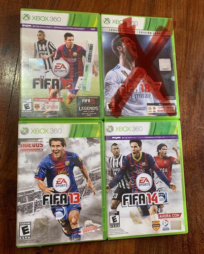 Fifa 13, 14 Y 15 Xbox 360 Original (colección) Oferta