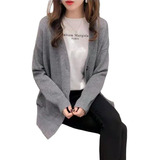 Sueter Para Mujer Casual Cardigan Con Botones