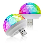 Mini Esfera Para Celular Luminosa Rgb Usb Otg Audiorritmica 