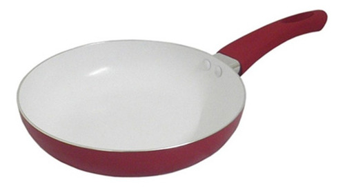 Sarten Cocina 30 Cm Cerámica Antiadherente Roja