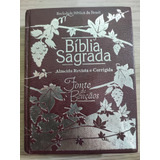 Bíblia Sagrada Almeida Revista Corrigida Rc Bolso Capa Dura