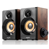 Parlantes Pc Multimedia Potentes 6w Estereo Usb Madera