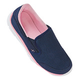 Zapato Piso Fiesta 00907pr Plantilla Confort Suave Azul