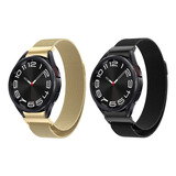 2 Correas Acero Para Samsung Galaxy Watch 5 Pro 6 4 Classic