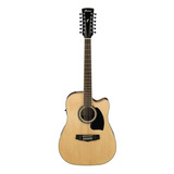 Violao 12 Cordas Ibanez Pf 1512 Ece Eletro-acustico Natural