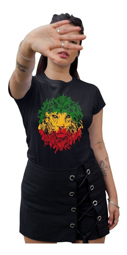 Ropa De Mujer Playera Varias Tallas De Reggae Tela Fresca 