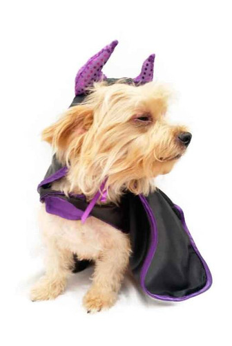 Disfraz Malefican Perro Halloween Talla 1 Mascota Pet Pals