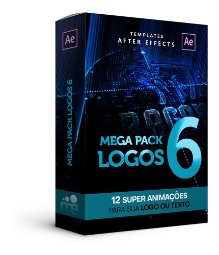 Mega Pack Logos 6 - 12 Templates Para Logos - After Effects