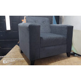 Sillón Sofa  De Un Cuerpo Tela Venecia