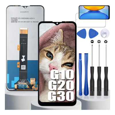 Módulo Display Táctil Tft Lcd Para Motorola Moto G10, G20 Y G30 Negro