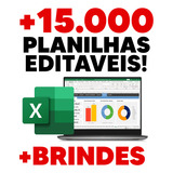 Planilha Organização Semanal Pack15 K Excel 100% Editável