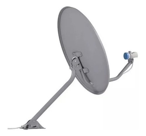 Antena Digital Chapa Parabólica Vivensis 60cm Ku Ou Sem Logo