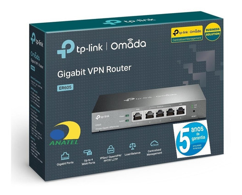 Roteador Load Balance Vpn Gigabit Tp-link Tl-er605 (r605)