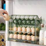 Estante Para Huevos Con Puerta Lateral Para Refrigerador, Mu