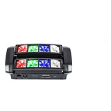 Cabeza Movil Led Spider Beam Luz Discoteca Rgbw Dmx 8x3w 