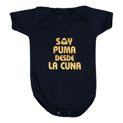 Old School Sports Pumas Unam Pañalero Soy Bebé Infantil Azul Marino 9 Meses | Meses sin interés