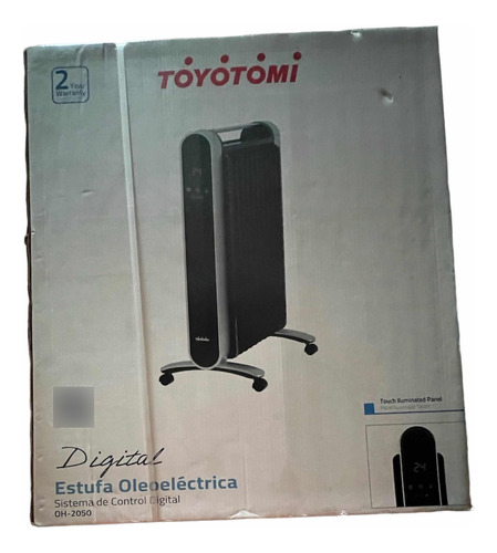 Estufa Oleoelectrica Digital Toyotomi Oh2050 Touch 2000 W 25